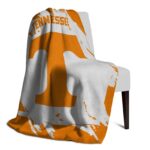 tennessee volunteers splatter effect orange blanket top rated