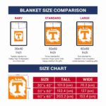 tennessee volunteers splatter effect orange blanket trendy