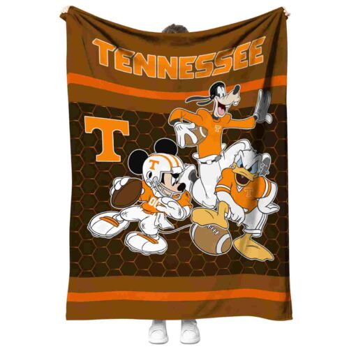 tennessee volunteers three musketeers orange blanket best selling