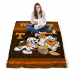 tennessee volunteers three musketeers orange blanket high quality