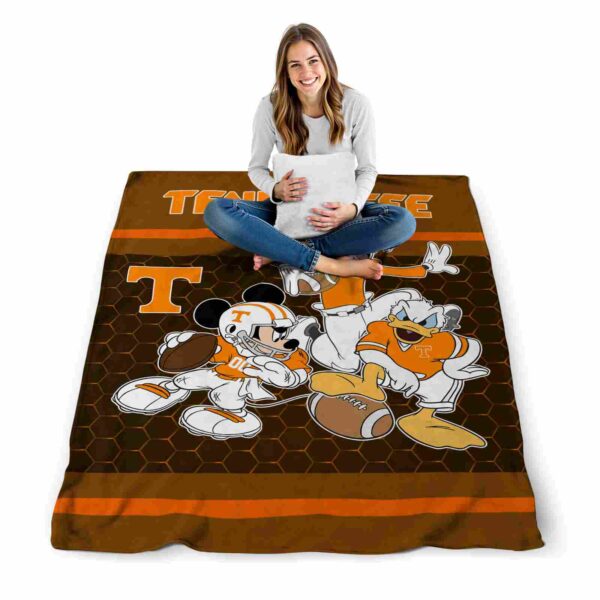 tennessee volunteers three musketeers orange blanket high quality