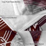 texas am aggies diagonal stripes maroon blanket best selling