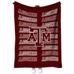 texas am aggies fan pride maroon blanket best selling