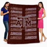 texas am aggies fan pride maroon blanket best selling
