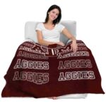 texas am aggies fan pride maroon blanket best selling
