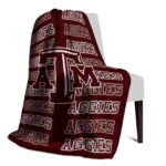texas am aggies fan pride maroon blanket best selling