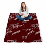 texas am aggies fan spirit maroon blanket high quality