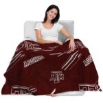 texas am aggies fan spirit maroon blanket latest model