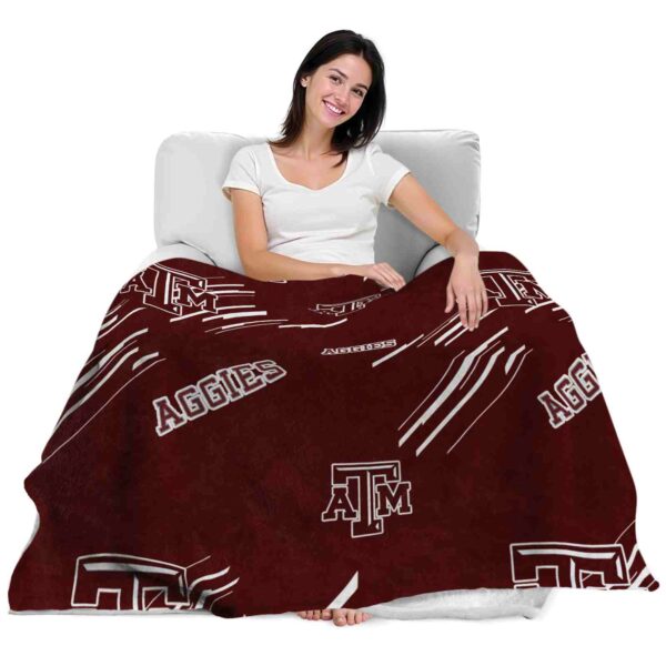 texas am aggies fan spirit maroon blanket latest model