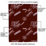 texas am aggies fan spirit maroon blanket new arrival