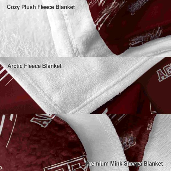 texas am aggies fan spirit maroon blanket premium grade