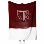 texas am aggies gradient dots maroon blanket best selling