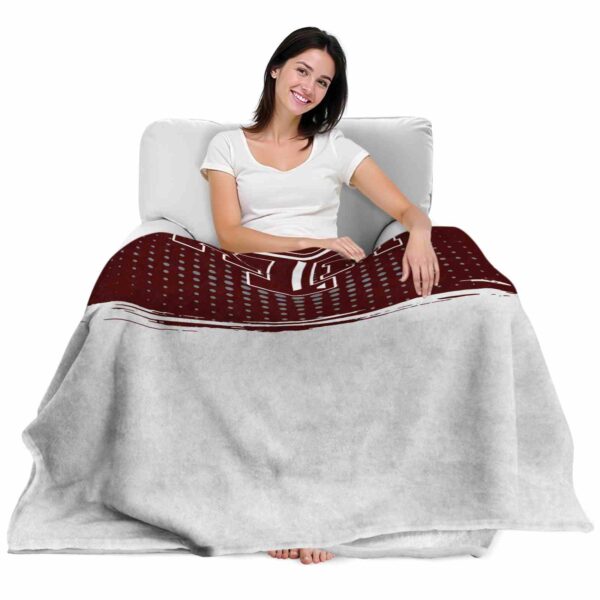 texas am aggies gradient dots maroon blanket latest model