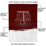 texas am aggies gradient dots maroon blanket new arrival