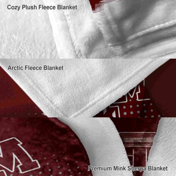 texas am aggies gradient dots maroon blanket premium grade