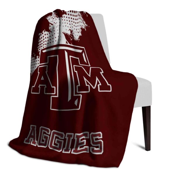 texas am aggies grunge texture maroon blanket top rated