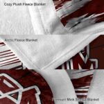 texas am aggies paint streaks maroon white blanket best selling
