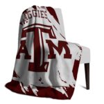 texas am aggies splatter effect maroon blanket top rated