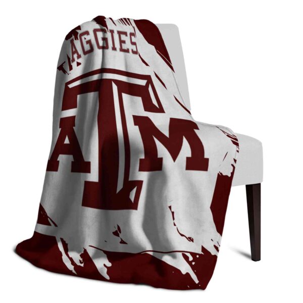 texas am aggies splatter effect maroon blanket top rated