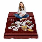 texas am aggies three musketeers maroon blanket best selling