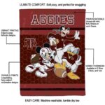 texas am aggies three musketeers maroon blanket best selling