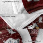 texas am aggies three musketeers maroon blanket best selling