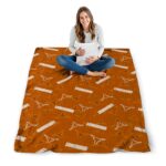 texas longhorns diehard fans orange blanket best selling