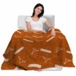 texas longhorns diehard fans orange blanket best selling