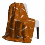 texas longhorns diehard fans orange blanket best selling