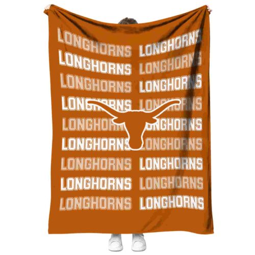 texas longhorns fan pride orange blanket best selling