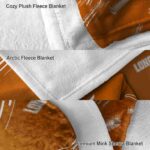 texas longhorns fan spirit orange blanket best selling