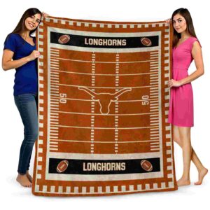 texas longhorns football field orange blanket fashion forward