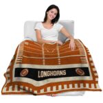 texas longhorns football field orange blanket best selling