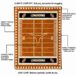 texas longhorns football field orange blanket best selling