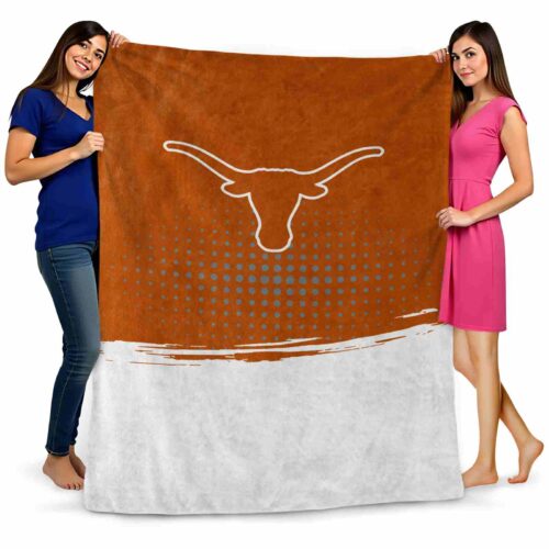 texas longhorns gradient dots orange blanket fashion forward