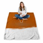 texas longhorns gradient dots orange blanket best selling