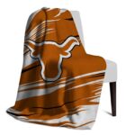 texas longhorns paint streaks orange white blanket best selling