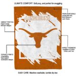texas longhorns splatter effect orange blanket new arrival
