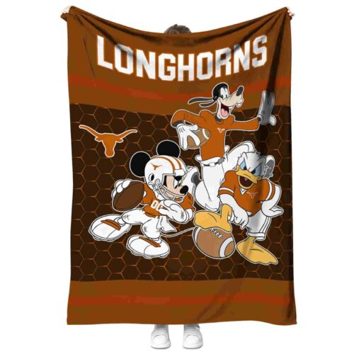 texas longhorns three musketeers orange blanket best selling