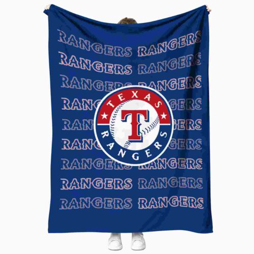 texas rangers fan pride blue blanket best selling