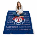 texas rangers fan pride blue blanket high quality