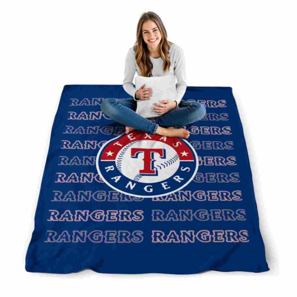 texas rangers fan pride blue blanket high quality