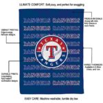 texas rangers fan pride blue blanket new arrival