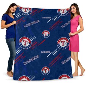 texas rangers fan spirit blue blanket fashion forward