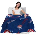 texas rangers fan spirit blue blanket latest model
