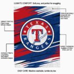 texas rangers paint streaks blue white blanket new arrival