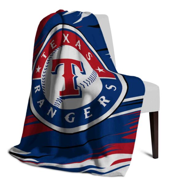 texas rangers paint streaks blue white blanket top rated