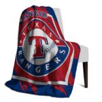 texas rangers splatter effect blue blanket best selling