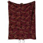texas state bobcats diehard fans maroon blanket best selling