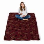 texas state bobcats diehard fans maroon blanket best selling